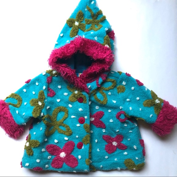 Hanna Andersson baby hooded coat and dress - Girls 0-3month - Picture 2 of 13